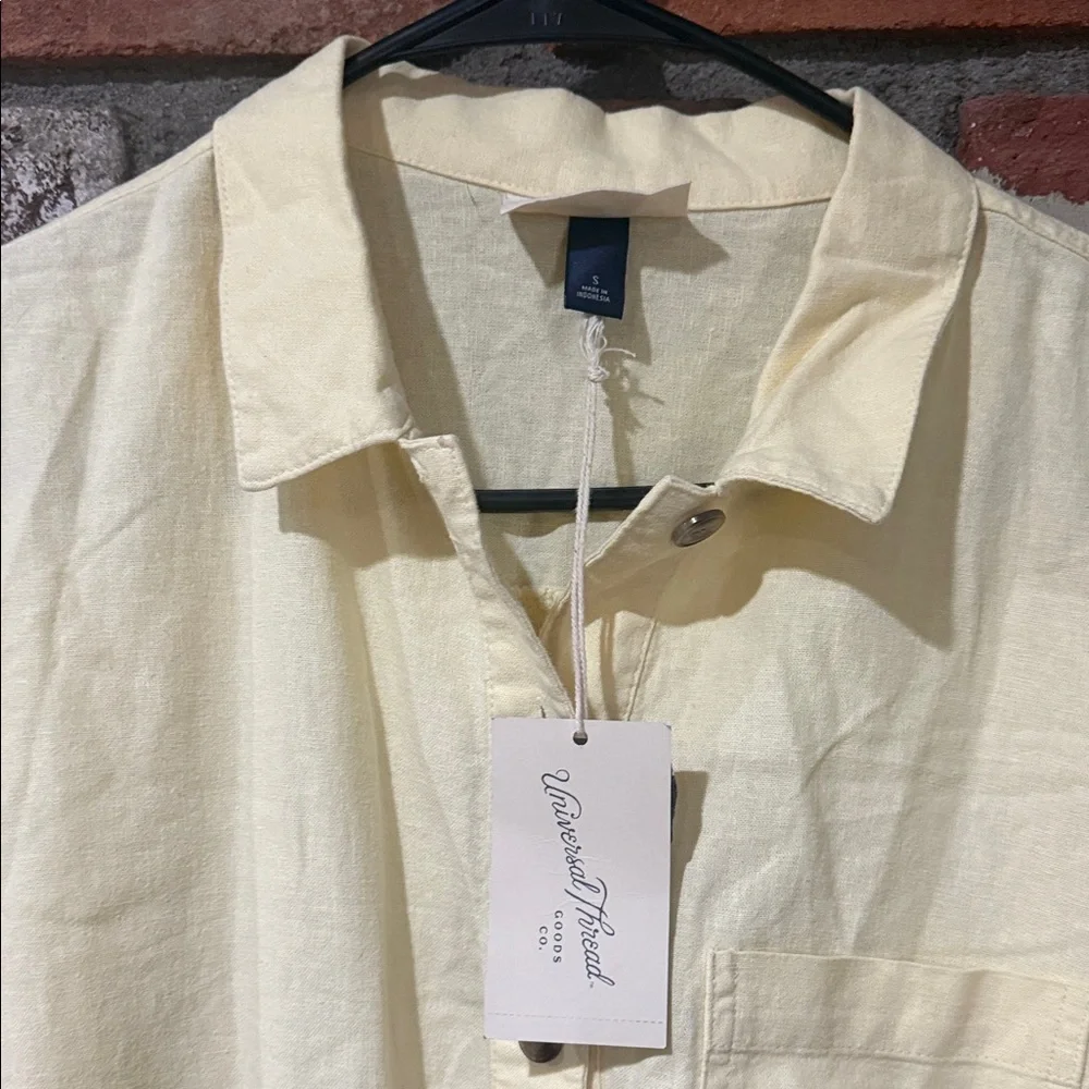 Universal Thread Cream Button-Up Shirt - Picture 2 of 3